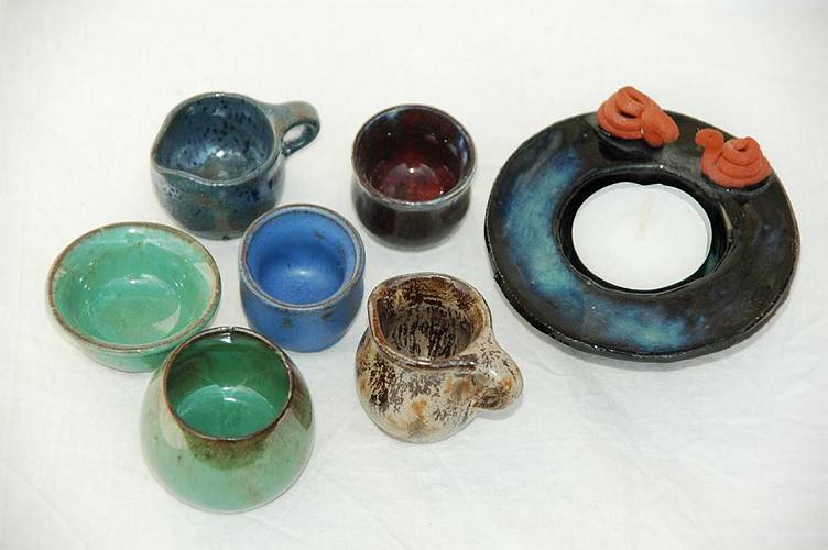 Tellicht und Keramik f�r Setzkasten