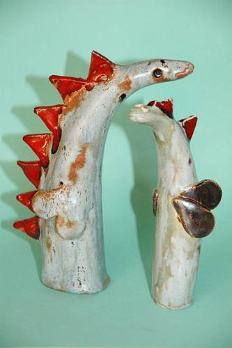 gro�er und kleiner Drachen