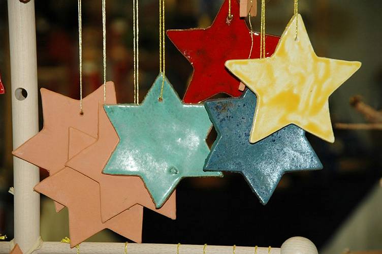 Sterne f�r den Christbaum